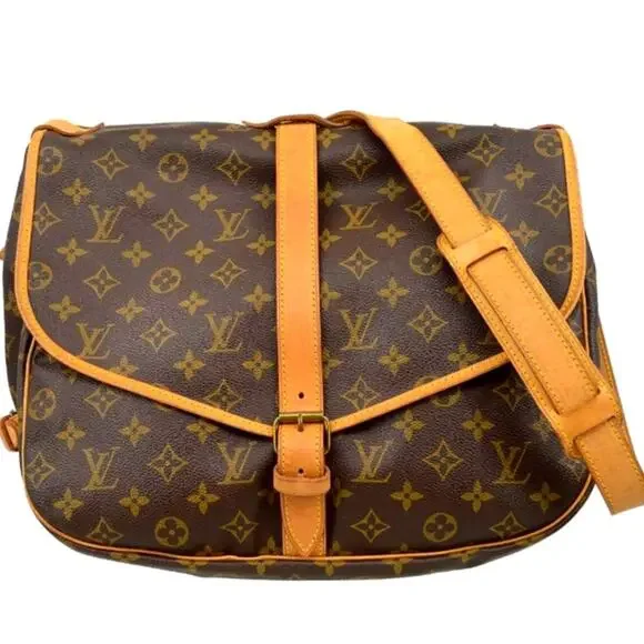 ⭐🔥AUTHENTIC🔥⭐Louis Vuitton Saumur35 Shoulder Crossbody - Picture 3 of 14